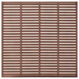 Cumpara ieftin Gard tip oblon, maro, 180x180 cm, WPC