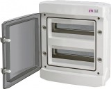 Tablou Electric Aplicat ETI, 24 Module, IP65, Usa Transparenta, Montaj Suprafata