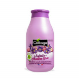 Cumpara ieftin Gel de dus hidratant cu lapte si extract de Violete si Praline roz, 250 ml, Cottage