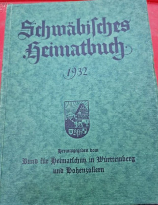 Felix Schuster - Schwabisches Heimatbuch Carte de Istorie foto