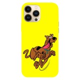Husa compatibila cu Apple iPhone 15 Pro Max model Scooby Doo running, Silicon, TPU, Viceversa, Transparent, Carcasa