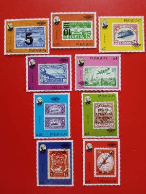 PARAGUAY, AVIAȚIE - SERIE COMPLETĂ MNH foto