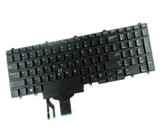 Tastatura Dell Latitude 15 5580 layout US fara rama enter mic, Latitude E5550 layout US fara rama enter mic