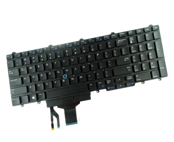 Tastatura Dell Latitude 15 5580 layout US fara rama enter mic, Latitude E5550 layout US fara rama enter mic