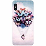 Husa silicon pentru Xiaomi Mi 8, Butterfly Baloon