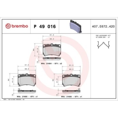 Placute frana Kia Rio I Liftback (Dc) 07.00-04.06, Rio I Sedan (Dc) 07.00-04.06; Mazda 121 2 (Db) 11.90-05.97, 323 C 4 (Bg) 06.89-09.00, 323 C 5 (Ba) foto