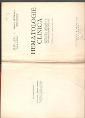 Hematologie clinica 1935 Embriologie 1946 foto