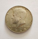 SUA - Half dollar 1968 D - Argint