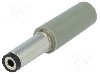 Conector alimentare DC, 12V DC, {{Numarul de pini}} pini, seria {{Seria producatorului}}, 5,5/2,1mm. LUMBERG - NES/J 210 GRAU