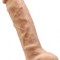 Dildo Thermo Reactive Silicon cu Memorie Dubla Densitate 20 cm