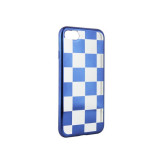 Husa APPLE iPhone 5\5S\SE - Electroplate Chess (Albastru), iPhone 5/5S/SE, Plastic, Carcasa