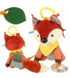 Jucarie senzoriala plus vulpe pentru carucior si patut 20 cm