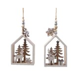 Cumpara ieftin Decoratiune - House Senery - Deer-Tree with Hanger - mai multe modele | Kaemingk