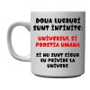 Cana alba personalizata Doua lucruri sunt infinite....., INOVATIX&reg;. 330ml, Oem