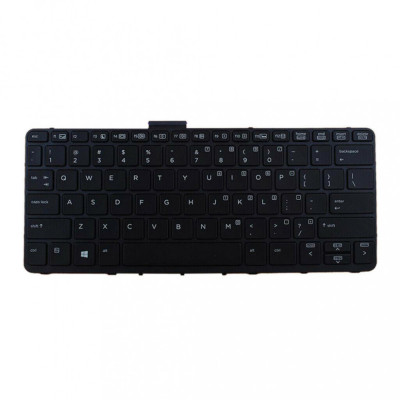 Tastatura Laptop HP Pro 755497-001 iluminata us cu rama foto