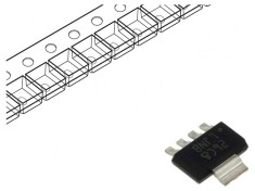 Stabilizator de Tensiune LDO Reglabil 1,25-9V 1A SOT223-5
