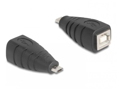 Adaptor USB-B 2.0 la micro USB-B 5 pini M-T, Delock 67201 foto