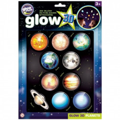 Stickere 3D Planete The Original Glowstars Company, 3 ani+ foto