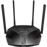 Router wireless 1800Mbps, 4 porturi LAN Gigabit, 1 port WAN Gigabit, Dual Band AC1800 4 x antena externa, Wi-Fi 6, MR70X, Mercusys