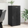VidaXL Bufet cu sertar Stejar negru 42.5 x 40 x 93 cm Lemn compozit 883149