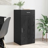 vidaXL Bufet cu sertar Stejar negru 42.5 x 40 x 93 cm Lemn compozit