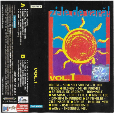 Casetă audio Zi-le De Vară! Vol.1, originală foto
