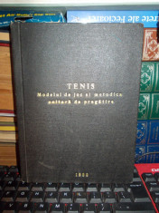 CURS TENIS : MODELUL DE JOC SI METODICA UNITARA DE PREGATIRE ( 60 SCHEME ),1986 foto