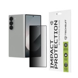 Techsuit - 111D Privacy Full&nbsp;Glue [Outside Screen] - Samsung Galaxy Z Fold6 - Black