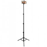 Trepied Foto Telescopic Profesional, Pentru Telefon/Camera Foto, SMART GADGETS C&amp;A,Universal, Ajustabil, 180 cm, Aluminiu, Negru