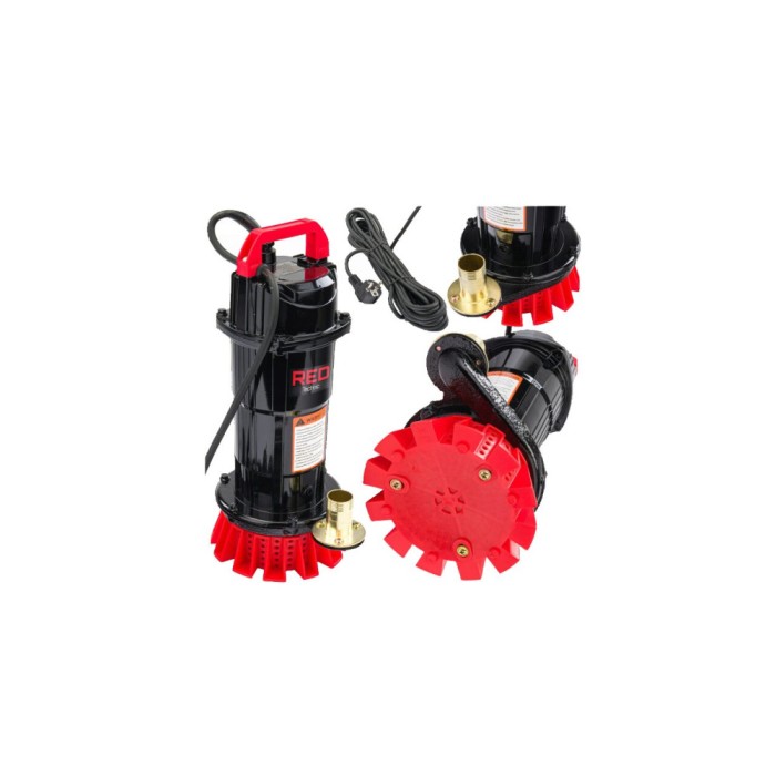 Pompa submersibila pentru apa curata si murdara, 1&quot; capacitate 8000 l/h, Red Technic