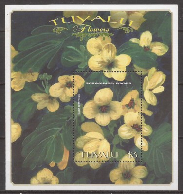 TUVALU FLORA ( colita dantelata ) MNH foto