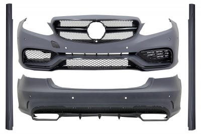 Kit Exterior Mercedes W212 E-Class Facelift (2013-up) E63 A-Design Negru Lucios Performance AutoTuning foto
