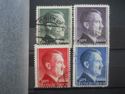 1942 SERIE GERMANIA REICH STAMPILATA COTA 82$ foto