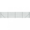 Gard plasa de sarma cu bordura, verde, 1,8x10 m