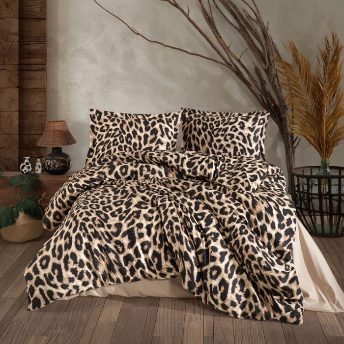 Lenjerie de pat ranforce Clasy king size (LEO)