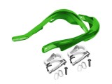 Protectii Maini Moto Enduro Revo, Verde, Insertie Aluminiu, Universal, Montaj Ghidon 22mm