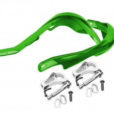 Set protectii maini enduro cu insertie de aluminiu, verde