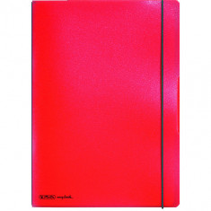 Caiet Herlitz MyBook Flex, logo negru, A4, 40 file, matematica, coperta PP, foto