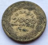 460. Moneda Brazilia 2000 reis 1939 (Floriano Peixoto Birth Centennial)