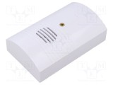Semnalizator electromagnetic MPM 0-110dB pentru tensiune AC/DC 12-24V alb