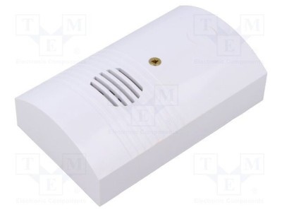 Semnalizator electromagnetic MPM 0-110dB pentru tensiune AC/DC 12-24V alb foto