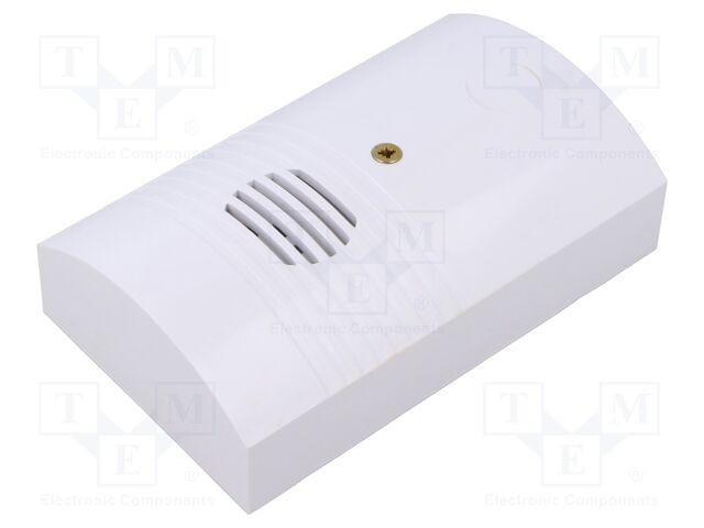 Semnalizator electromagnetic MPM 0-110dB pentru tensiune AC/DC 12-24V alb