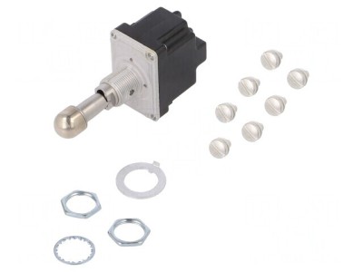 Comutator Basculant DPDT 6A 230VAC IP67 foto