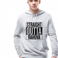 Hanorac Barbati Gri - Straight Outta Rahova - M