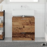 vidaXL Dulap Chiuvetă Lemn Vechi 59x37x59 cm Lemn Ingineresc