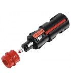 Mufa bricheta auto 16A 12V/24V terminale cu surub si cu siguranta