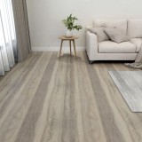 VidaXL Plăci de pardoseală autoadezive 55 buc. gri taupe PVC 5,11 m&sup2;