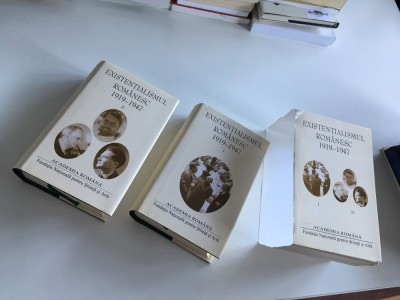 EXISTENTIALISMUL ROMANESC/ CIORAN ELIADE IONESCO VULCANESCU NOICA...-2VOL. foto