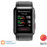 Ceas smartwatch Huawei Watch D, Fluoroelastomer Strap, Black