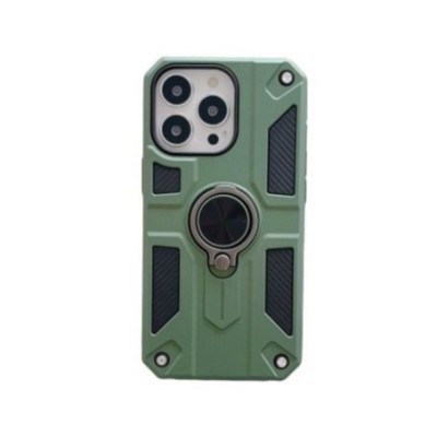 Husa protectie Flippy compatibila cu Apple iPhone 13 Mini Defender Model 5 cu suport,Verde foto